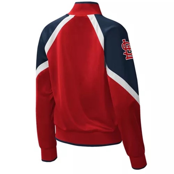 Starter Women's St. Louis Cardinals Touchdown Raglan Full-Zip Track Jacket, XL - Picture 2 of 13